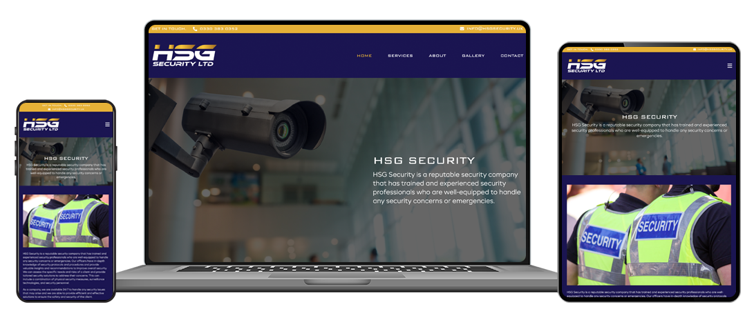 HSG Security - Mass Web Design