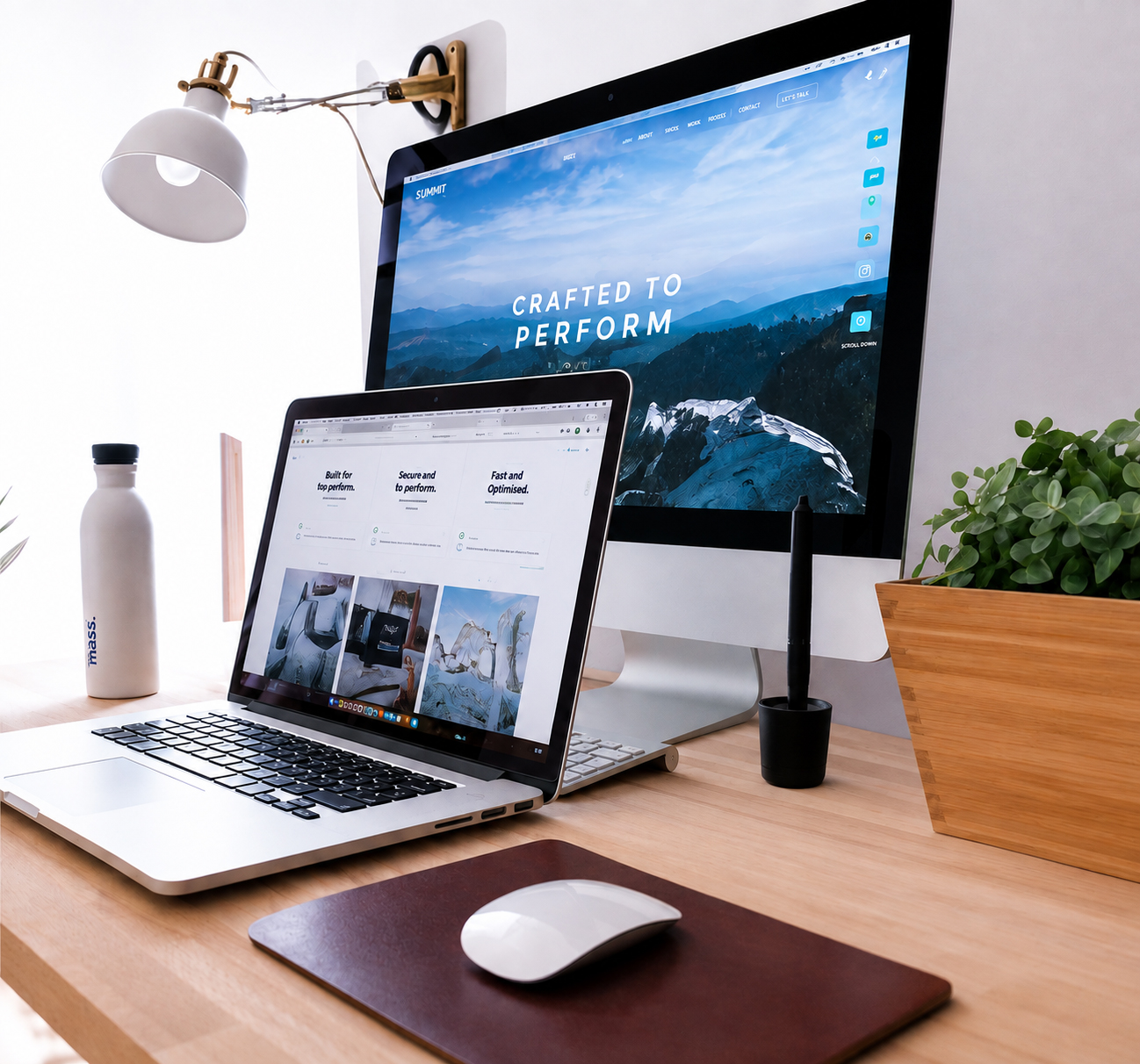 Mass Web Design workspace