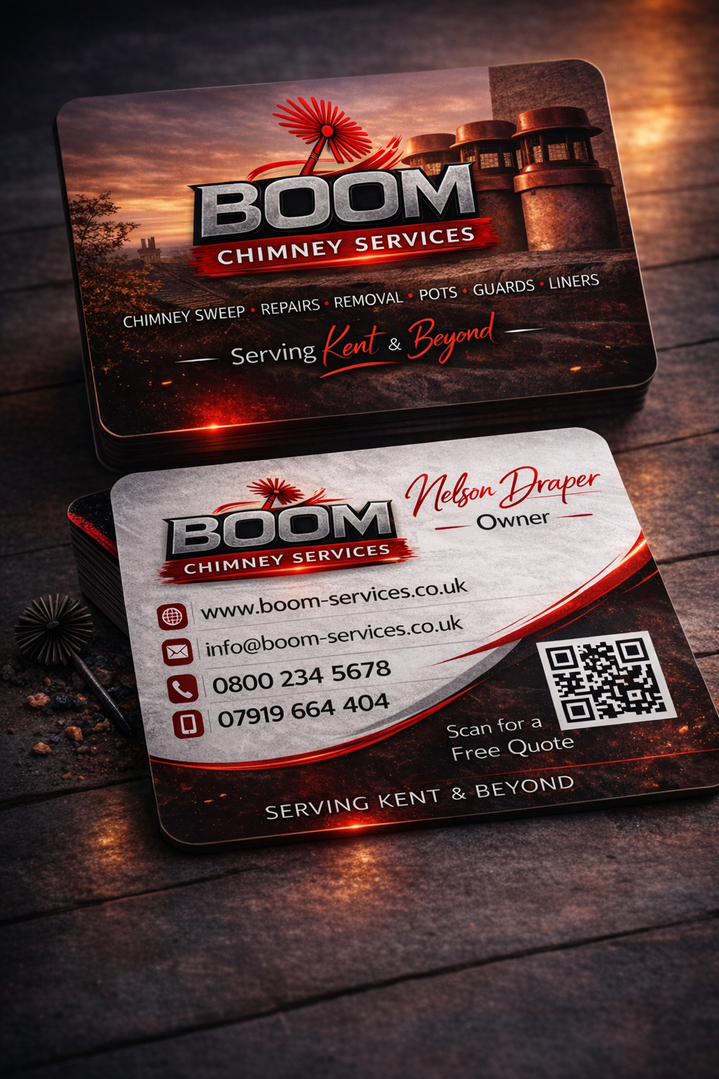 Boom Chimney Services - Mass Web Design