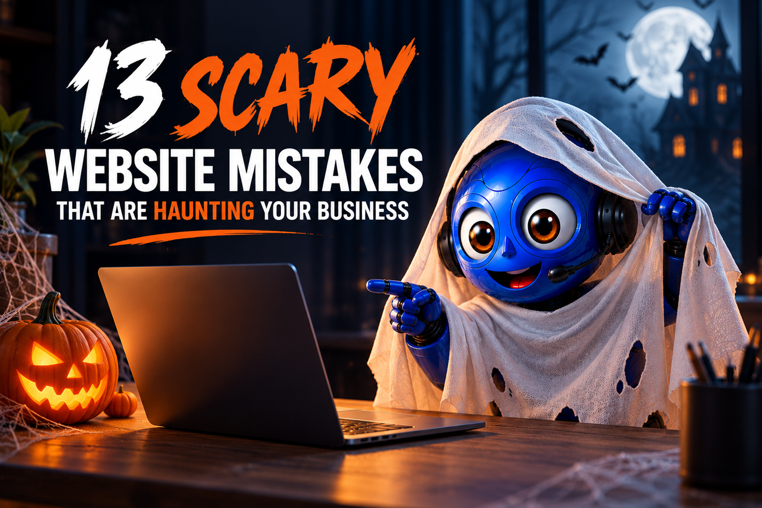 13 Scary Website Mistakes That Are Haunting Your Business