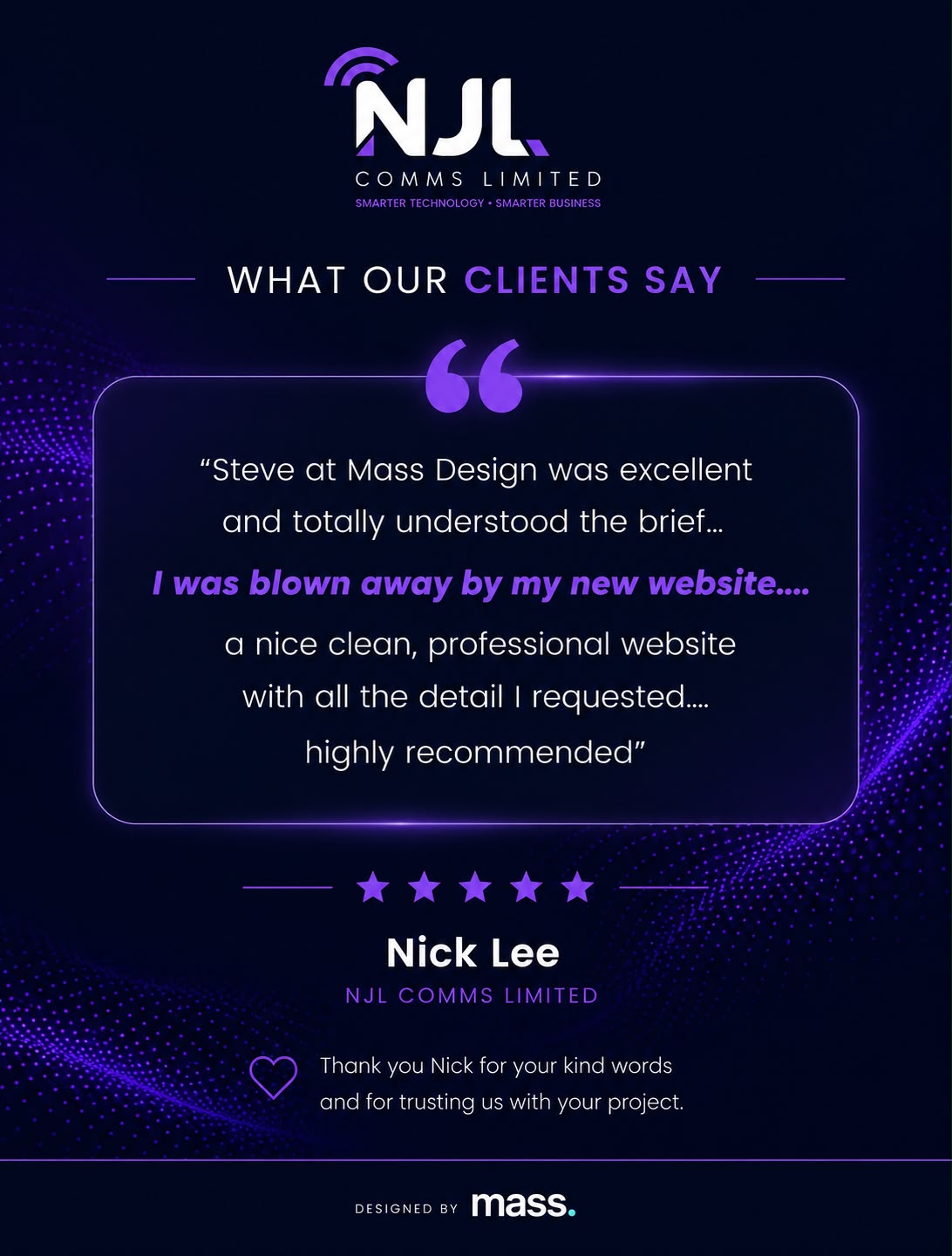 NJL Comms - Mass Web Design