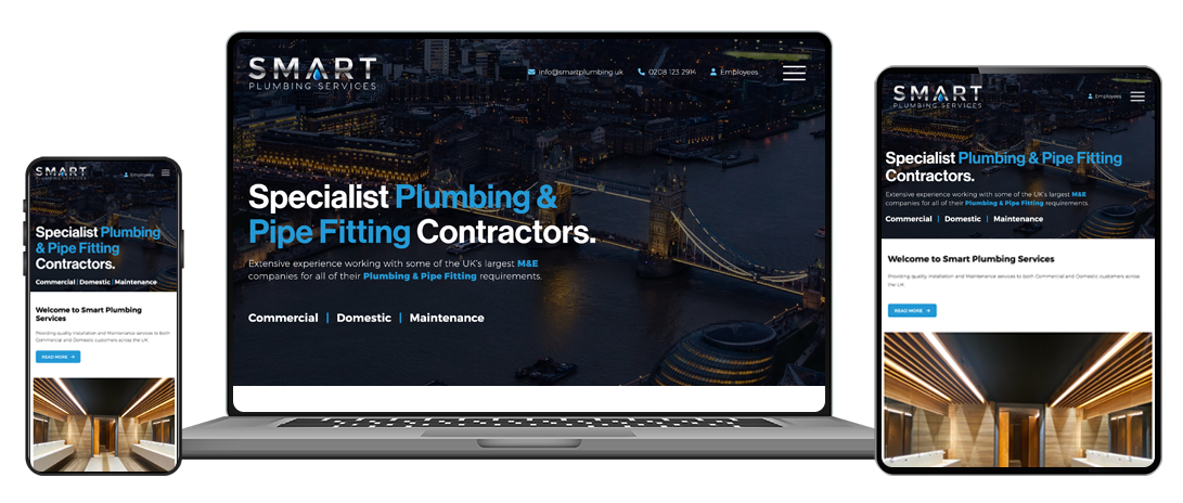 Smart Plumbing Services - Mass Web Design